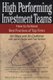 High Performing Investment Teams - How to Achieve Best Practices of Top Firms (Hardcover): J Ware