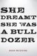 She Dreamt She Was a Bulldozer (Paperback): Sean Mcguire