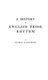A History of English Prose Rhythm (Hardcover, New edition): George Sainsbury