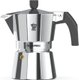 Italexpress 3 Cup Stove Top Coffee Maker - Silver: 