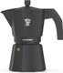 Italexpress 3 Cup Stove Top Coffee Maker - Black: 