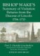 Bishop Wake's Summary of Visitation Returns from the Diocese of Lincoln 1706-15, Part 2 - Huntingdonshire, Hertfordshire...
