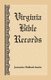 Virginia Bible Records (Paperback): Jeannette Holland Austin