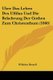 Uber Das Leben Des Ulfilas Und Die Bekehrung Der Gothen Zum Christenthum (1860) (German, Paperback): Wilhelm Bessell