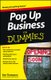 Pop Up Business For Dummies (Paperback): D. Thompson