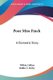 Poor Miss Finch - A Domestic Story (Paperback): Wilkie Collins