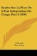 Etudes Sur La Flore De L'Etat Independant Du Congo, Part 1 (1896) (French, Paperback): T. Durand, Hans Schinz