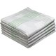 Bunty's Kitchen Towel - Design 2402 - 052x070cms (05 Pc Pack) - Checks - Jasmine Green: 