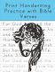 Print Handwriting Practice with Bible Verses - Print Handwriting Workbook for Teens and Adults while Learning Bible Verses...