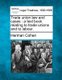 Trade Union Law and Cases - A Text Book Relating to Trade Unions and to Labour. (Paperback): Herman Cohen