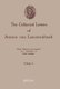The Collected Letters of Antoni van Leeuwenhoek, Volume 1 (Hardcover): Antonie Van Leeuwenhoek