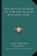 Descriptive Notices of Popular English Histories (1848) (Paperback): J. O Halliwell-Phillipps