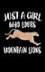Just A Girl Who Loves Mountain Lions - Animal Nature Collection (Paperback): Marko Marcus