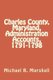 Charles County, Maryland, Administration Accounts, 1791-1798 (Paperback): Michael R Marshall