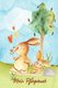 Mein Pflegebuch - Planungshilfe fur Kinder bei der eigenstandigen Kaninchen oder Hasenpflege I Motiv: Haschen mit Blume...