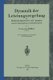 Dynamik Der Leistungsregelung Von Kolbenkompressoren Und -Pumpen (Einschl. Selbstregelung Und Parallelbetrieb) (German,...