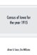 Census of Iowa for the year 1915 (Paperback): Almer U. Swan, Ora Williams
