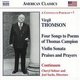 Various Artists - Four Songs to Poems of Thomas Campion (Continuum) (CD): Virgil Thomson, Ellen  Lang, Mia Wu, Cheryl Seltzer,...