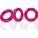 Oxballs Willy Rings 3 Pack - Hot Pink: 