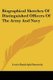 Biographical Sketches Of Distinguished Officers Of The Army And Navy (Paperback): Lewis Randolph Hamersly