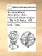 An Account and Description of an Improved Steam-Engine - ... by N.D. Falck, M.D. (Paperback): N D Falck