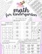 Math for kindergarten - Unicorn Math Activity Book For Kindergarten and First Grade Many Counting Skills Practice Missions...