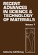 Recent Advances in Science and Technology of Materials - Volume 1 (Paperback, Softcover reprint of the original 1st ed. 1974):...