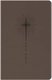 NLT Star Cross Taupe Premium Gift Bible Red Letter (Leather / fine binding): 