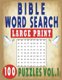 Bible Word Search Large Print 100 Puzzles Vol.1 (Large print, Paperback, Large type / large print edition): Jissie Tey
