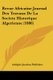 Revue Africaine Journal Des Travaux De La Societe Historique Algerienne (1886) (French, Paperback): Adolphe Jourdan Publisher