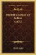 Histoire Du Bailli De Suffren (1852) (French, Paperback): Charles Cunat