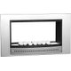 Double-Sided Gas Fireplace - 800 (Stainless Steel Facia): 