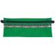 Bantex 32cm Flat Pencil Bag with Zip & Ribbon (Green): 