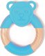 Wood Teether Blue Monkey: 