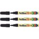 Artline EK70 Permanent Marker (Black) - Pack of 3: 
