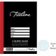 Treeline A4 2 Quire Quad 192Pg Hardcover Book (Single) - Quad & Margin: 