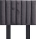 Nu Dekor - Linzy Headboard (Queen) (Dark grey): 