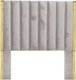 Nu Dekor - Aemilia Headboard (King) (Cream): 