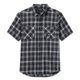 Men's Backing It In Short Sleeve Plaid Shirt - 2XL: 