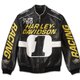 Men's Start Your Engines Leather Racing Jacket - XL: 