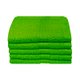 Bunty Plush 100% Cotton Face Cloth (Jasmine Green)(Pack of 5)(450gsm)(30cm): 