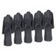 Bunty Plush 100% Cotton Shawl-Collar Terry Bathrobe (Castlerock)(Pack of 5)(450gsm): 