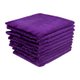 Bunty Plush Terry Fringe Guest Towel (Royal Lilac)(Pack of 10)(380gsm): 