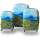 Graphic Roller Luggage Trolley Bag Graphic - Mountain View (3 Piece) (Hard Plastic) - Only Available to deliver to Major...