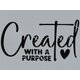 Created with a Purpose - 20x15cm - Stencil: 