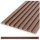 Chenshia 3D Fluted Wall Panel PVC Waterproof Panels 20PCS - Espresso: 