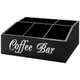 Chenshia Premium 5 Tub Countertop Coffee Bar &Tea Station Organizer Kitchen: 