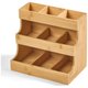 Chenshia 3 Layer Eco Bamboo Storage Box Organizer for Coffee and Tea Bags: 