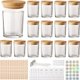 Chenshia Thick Candle Jars 15pcs - Glass Containers for Candle Making: 
