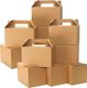 Foldable Kraft Gift Box Set, Recyclable Party & Wedding Packaging - 12 Pack: 